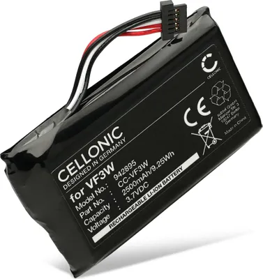 Produktbild von CELLONIC 1x Akku für Navigation Kompatibel mit TomTom Rider 550, Rider 500, Rider 400, LHA11133000 - (2500mAh , 3.7V)