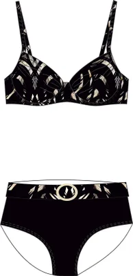 Produktbild von FASHY Damen Bikini schwarz 42C