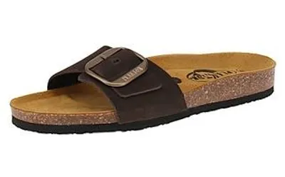 Produktbild von plakton 181018 Bis 3 Nobuck - Damen Pantolette - Marron