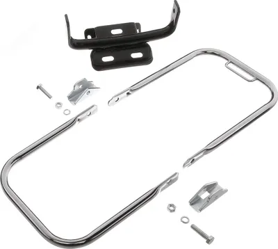 Produktbild von Gepäckträger hinten komplett (langer Stützbügel + Schutzblechhalter) - Simson S50, S51, S70