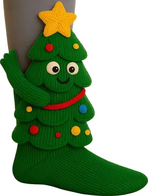 Image de ASKSA 3D Chaussettes tricotées avec animaux Chaussettes d'hiver Câlin chaud Chaussettes douillettes Femme Homme Chaussettes de Noël,Arbre de Noël