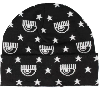 Produktbild von CHIARA FERRAGNI PL1 MINI LOGOMANIA ALLOVER WOOL Schwarz