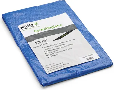 Image de WESTEX 96930415 Bâche en tissu WESTEX avec œillets, 4 x 6 m, verte, 75 g