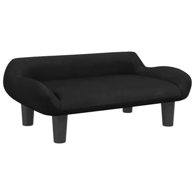 Produktbild von Kindersofa Schwarz 70x40x24 cm Samt