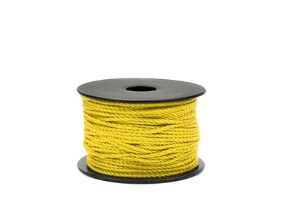 Produktbild von Maurerschnur 1,7 mm 1 Stück Gelb 50 m Pflasterschnur Richtschnur Bauschnur Verlegeschnur Nylon Bau Schnur
