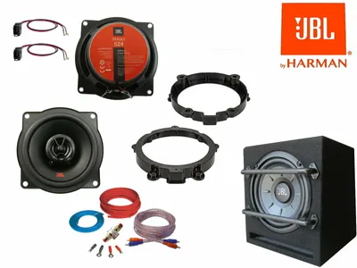 Produktbild von JBL für Mercedes Vito W639 2003-2014 Komplett Lautsprecher aktiv  Subwoofer Set Tür Vorn