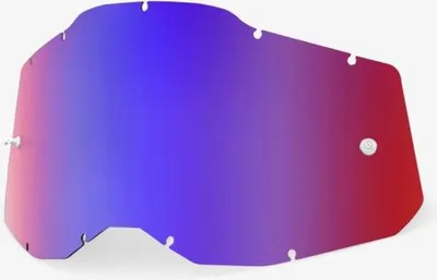 Zdjęcie produktu dla 100percent Racecraft/accuri/strata Ersatzlinsen Blau Mirror Red Blue/CAT2 Blau Mirror Red Blue/CAT2