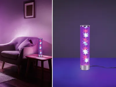 Produktbild von LED Tischleuchte RICO dimmbar, Fernbedienung & Farbwechsler 38cm hoch R52811001