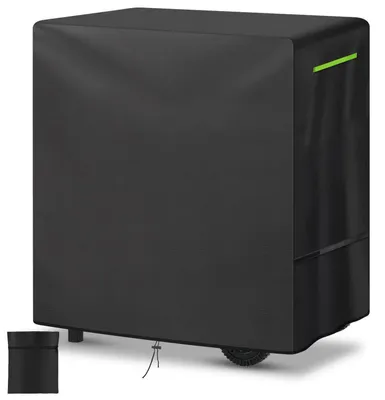 Zdjęcie produktu dla Pokrowiec na grill, odporny na warunki atmosferyczne, wykonany z tkaniny Oxford 420D, wymiary 90x70x110 cm, wiatroodporny i wodoodporny