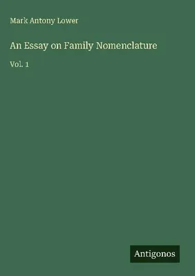 Produktbild von An Essay on Family Nomenclature