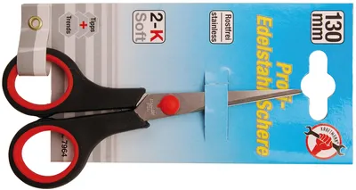 Produktbild von KRAFTMANN 7964 Edelstahl-Schere, 130 mm