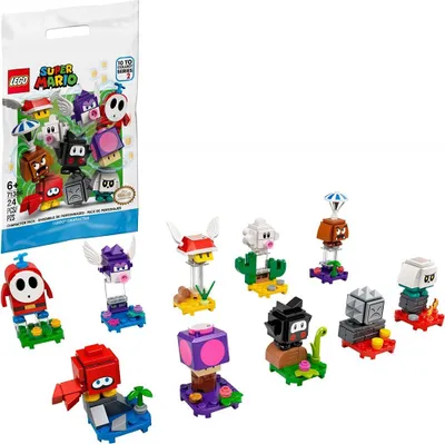 Image de LEGO 71386 Super Mario Mario Personnages série 2 Paquet, jouets à collectionner, 1 unité (style choisi au hasard)