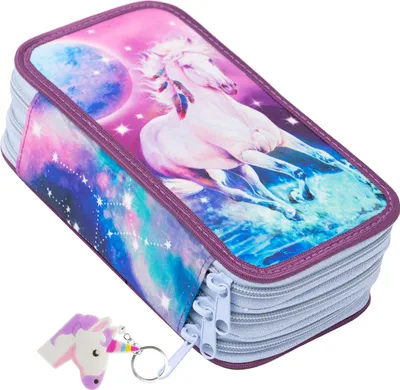 Produktbild von Peračník 3 priehradky, peračník, peračník, peračník s 3 priehradkami na zips, mesačný kôň [150]
