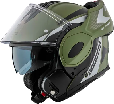 Produktbild von Bogotto FS-X600 Atyr Limited Edition  Klapphelm, militärgrün matt, XS