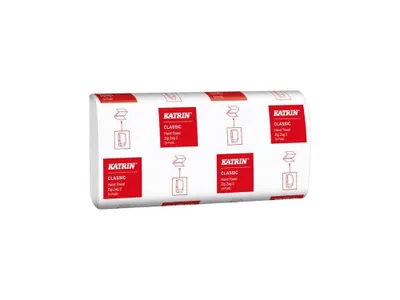 Obrázek produktu pro Katrin ručník ZZ Classic 2-vrstvý 23 x 23 cm 200 ks bílý,