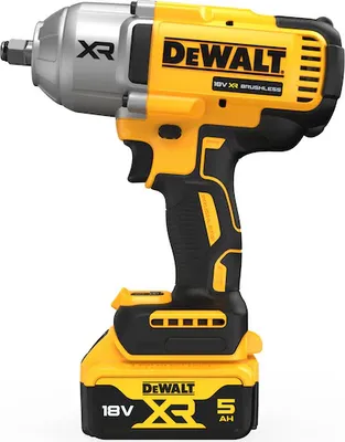 Zdjęcie produktu dla DeWALT DCF900P2T-QW, Klucz udarowy, Bezszczotkowy, Czarny, Żółty, 1/2", 1898 N·m, Bateria