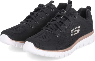 Immagine prodotto di Skechers 12615 BKGD Sneaker Bassa Donna GET CONNECTED Nero Tessile Taglia: 39