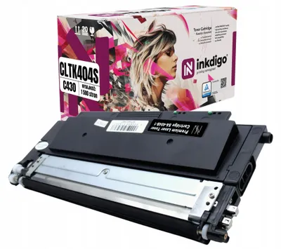 Produktbild von Inkdigo Toner CLT-K404S für Samsung Xpress C430W, C432W, C433, C433W – Schwarz, 1500 Seiten,