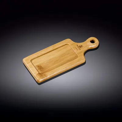Image de Plateau de service en bambou Wilmax 17 x 7 cm, naturel WL-771002/A
