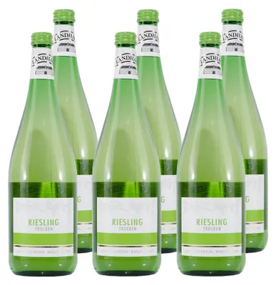 Produktbild von Landhaus Riesling -trocken- (6 x 1,0L)