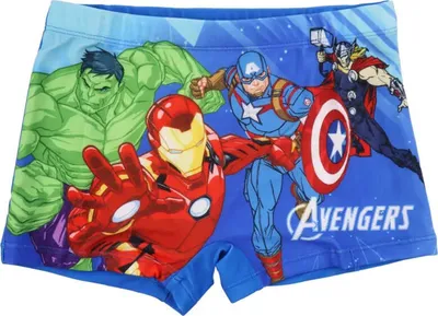 Produktbild von Marvel Avengers Kinder Badehose Badeshorts – 128/134
