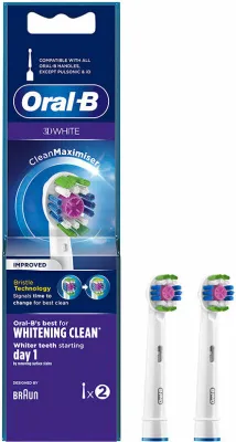 Immagine prodotto di testine 3D WHITE WHITENING CLEAN 2 pz
