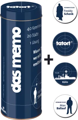 Produktbild von Tatort - Das Memo, Setartikel:+ Köln Tatort Magnet-Set