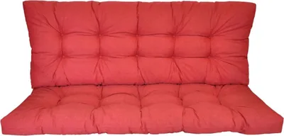 Produktbild von Premium Kissen , Polster für Hollywoodschaukel , Gartenschaukel , Gartenbank B 180 cm , Fb. Colore rosso (rot)