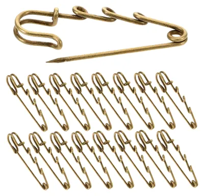 Produktbild von 20 Stück Sicherheitsnadeln für Metallbroschenclips für Schals und Tücher