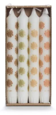 Productafbeelding van Kimmi Stearin kaarsen – Schelpenvorm – 1 doos