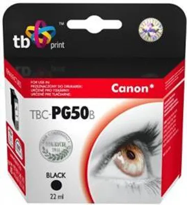 Produktbild von TB Print Ink TBC-PG50B (Canon PG-50) Black remanufactured