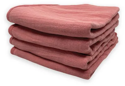 Immagine prodotto di Smikkels set di panni per ruttini rosa - cotone organico - assorbente