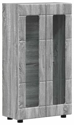 Produktbild von Sideboard FLORIN 55,5 x 29 x 100 cm Graues Sonoma Holzwerkstoff