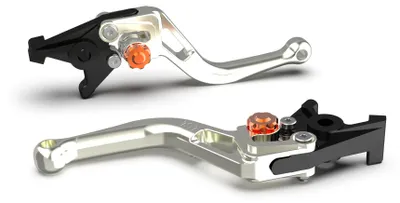 Produktbild von LSL Kupplungshebel BOW L83R, kurz, silber/orange