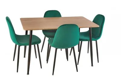 Obrázek produktu pro Jídelní sestava OTTAVIO stůl 120/70 + 4 židle