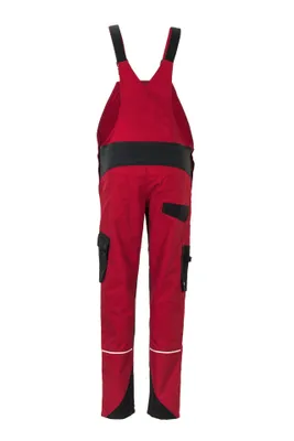 Produktbild von Planam Latzhose Norit Damen Gr. 42 rot/schwarz