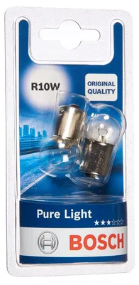 Immagine prodotto di Bosch R10W Pure Light lampadina per autoveicoli 12V, BA15s