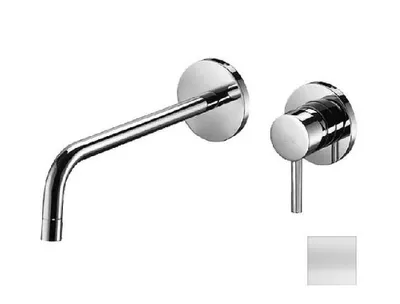 Immagine prodotto di Paffoni Light - Miscelatore da incasso per lavabo con corpo, installazione a 2 fori, bianco opaco LIG106BO70
