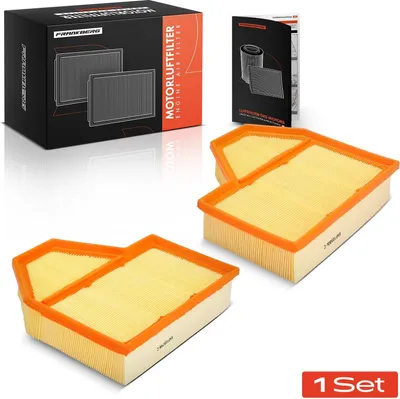 Image de Frankberg 2x Filtre à air pour BMW Série 5 E60 E61 Série 6 E63 E64 M5 M 5.0 2004-2010