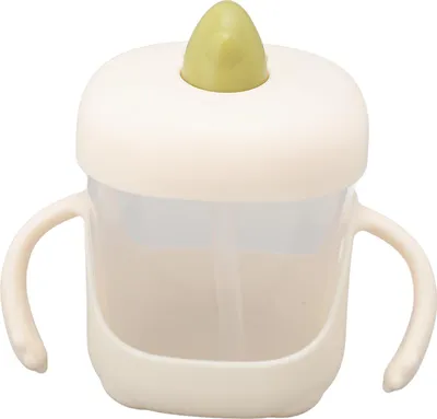 Produktbild von Babybecher mit Strohhalm, 300 ml, 360 Grad klare Skala, niedliche Kinder für Kleinkinder