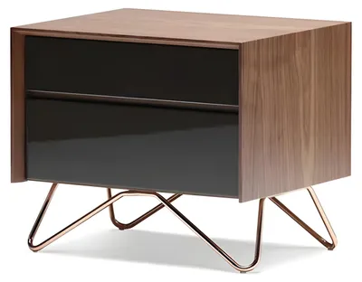 Produktbild von Nachttisch aus Holz – Funktionalität und Eleganz für Ihr Schlafzimmer.