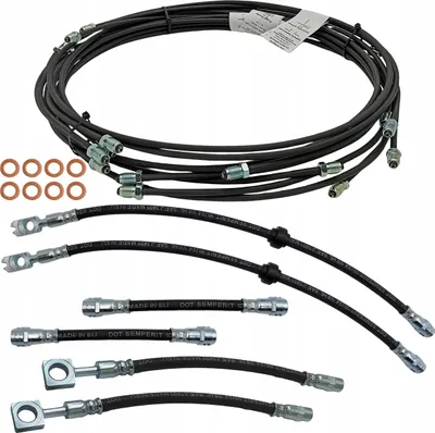 Produktbild von Starre Stahlbremsleitungen + flexible Leitungen VW GOLF 4