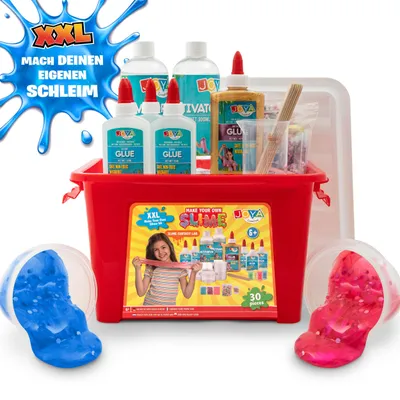 Produktbild von Joya Creative Schleim-Set XXL – Stelle Deinen eigenen Schleim her mit 6 Arten von Metallic-Schleim für Kinder