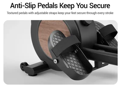 Image de Vélo d'appartement magnétique - RW505 - 16 niveaux de résistance - Conception à double rail - Roue de volants magnétique silencieuse - Compatible avec une application - Rangement vertical - Poids maximal de l'utilisateur : 160 kg