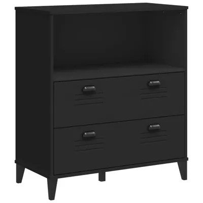 Obrázok produktu pre vidaXL Regál VIKEN Black 80x40x90 cm Materiál na báze dreva