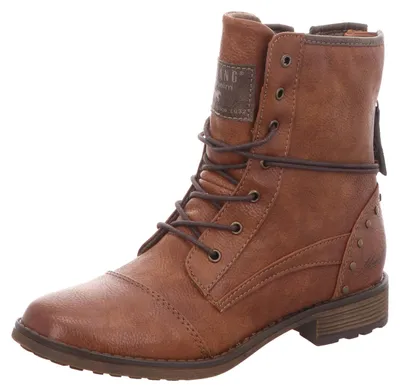 Produktbild von Mustang Damen-Schnürstiefelette Braun, Farbe:braun, EU Größe:36