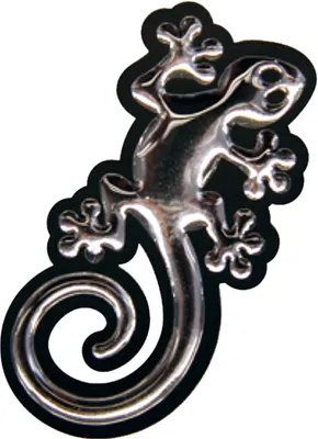 Produktbild von Hermann Schütz 3D-Chrome-Sticker Gecko schwarz 45x35mm