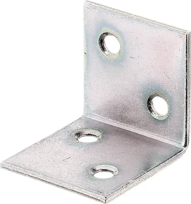 Produktbild von Alberts Breitwinkel | galvanisch gelb verzinkt | 30 x 30 x 30 mm | 75er Set