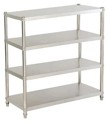 Image de Étagère en acier - Rangement en acier - Armoire de rangement - Étagère de cuisine - Étagère d'entrepôt - 120x40x150 cm - 4 étagères