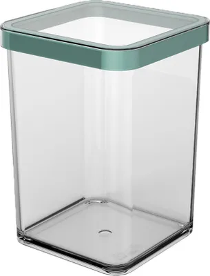 Immagine prodotto di Scatola di latta Premium 1 l LOFT, colore: Trasparente / Verde vischio